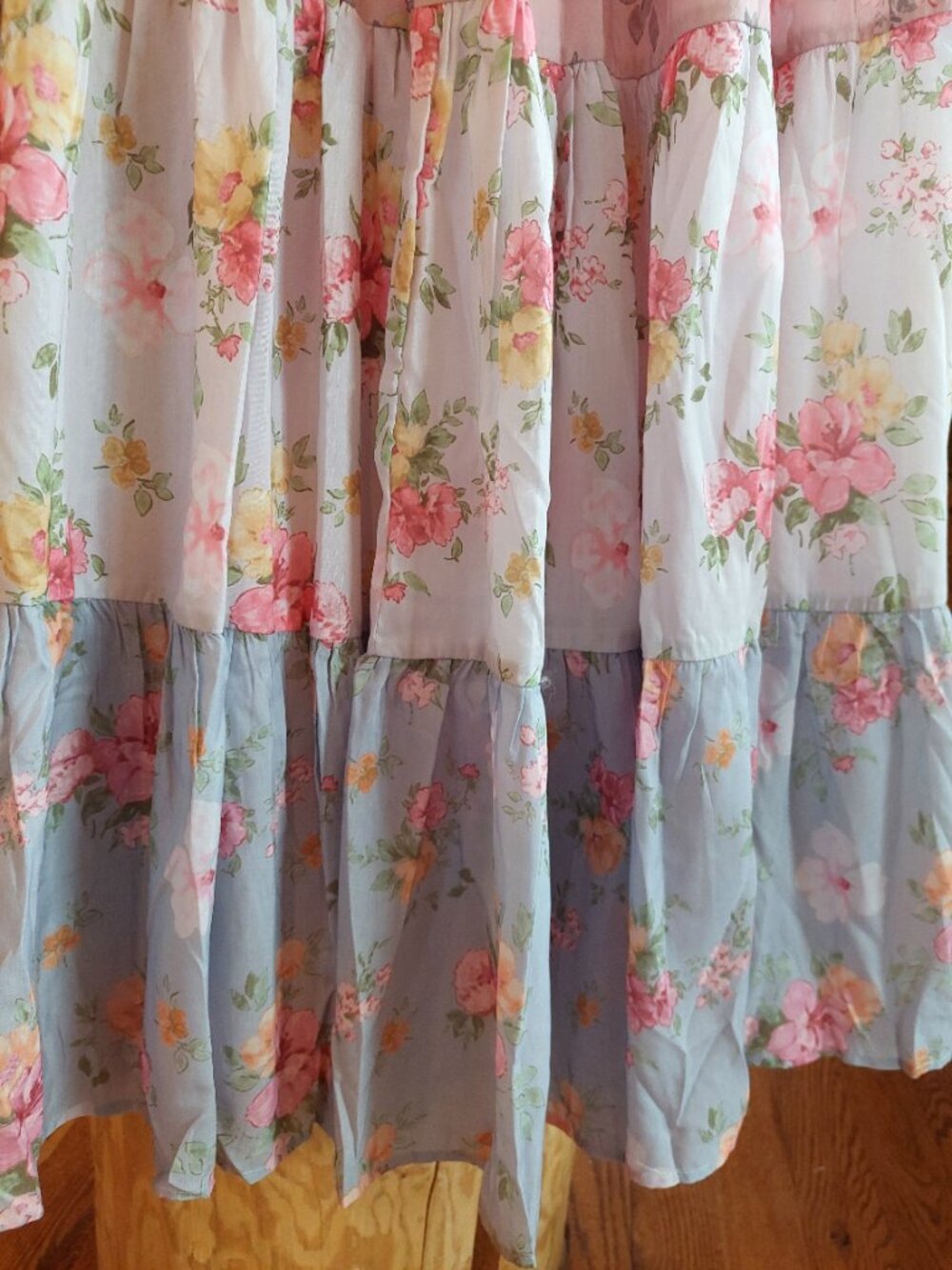 Jessakae Maxi Rose garden Dress, size L - Picture 7 of 9